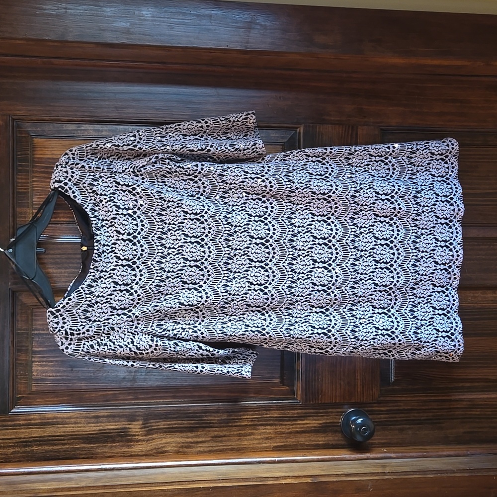 Jessica Howard dress, size 8, taupe and black